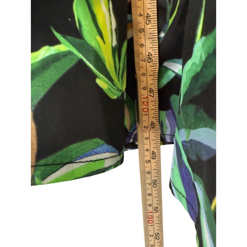Jason Wu Pleated Women's Sz 2 Black Floral-Print Cotton-Sateen Midi Dress NWT - Picture 8 of 8